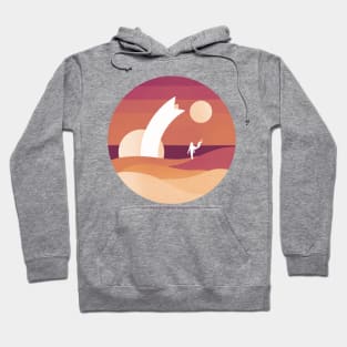 Minimalist Arrakis, Sunset Hoodie